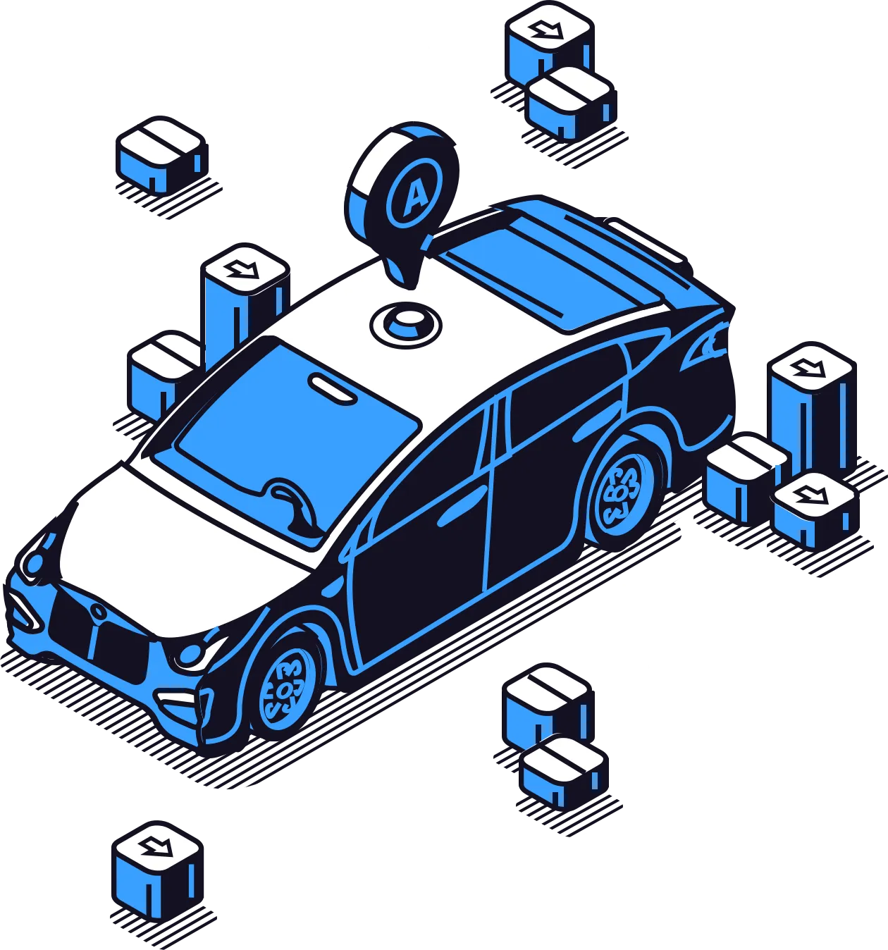 MyWay Route Planner Car